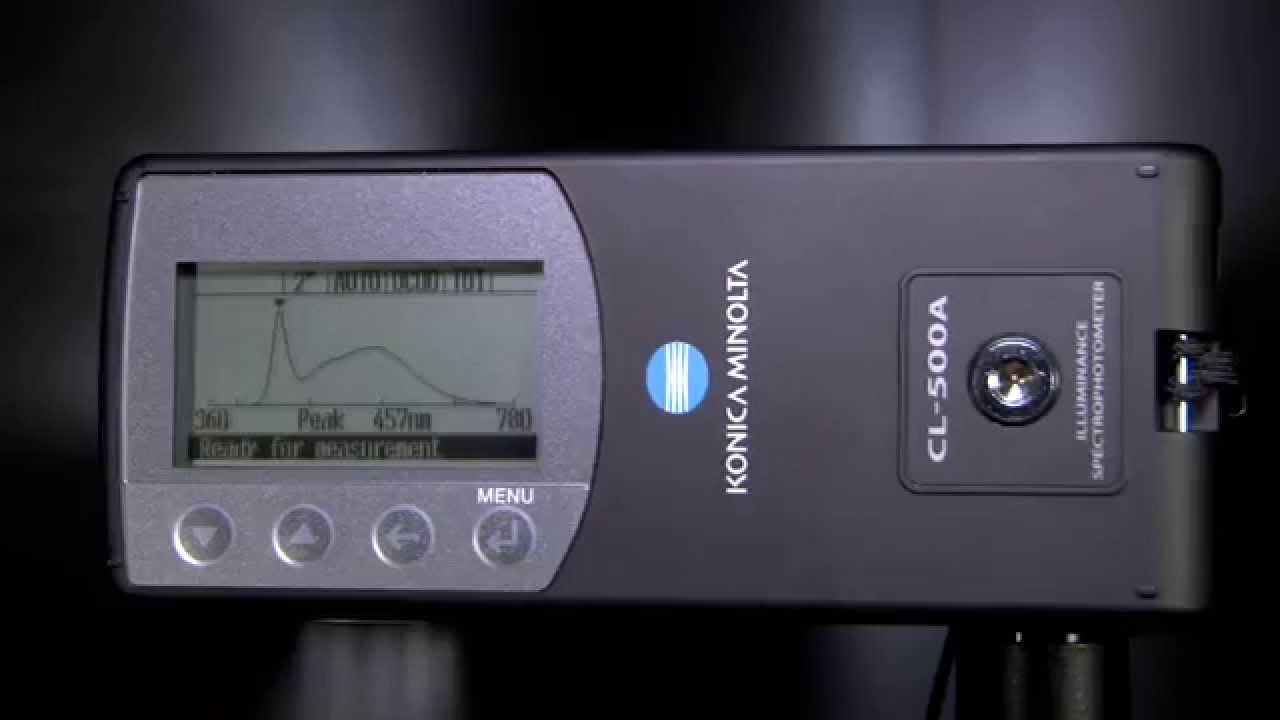 Konica Minolta CL-500A Illuminance Spectrophotometer